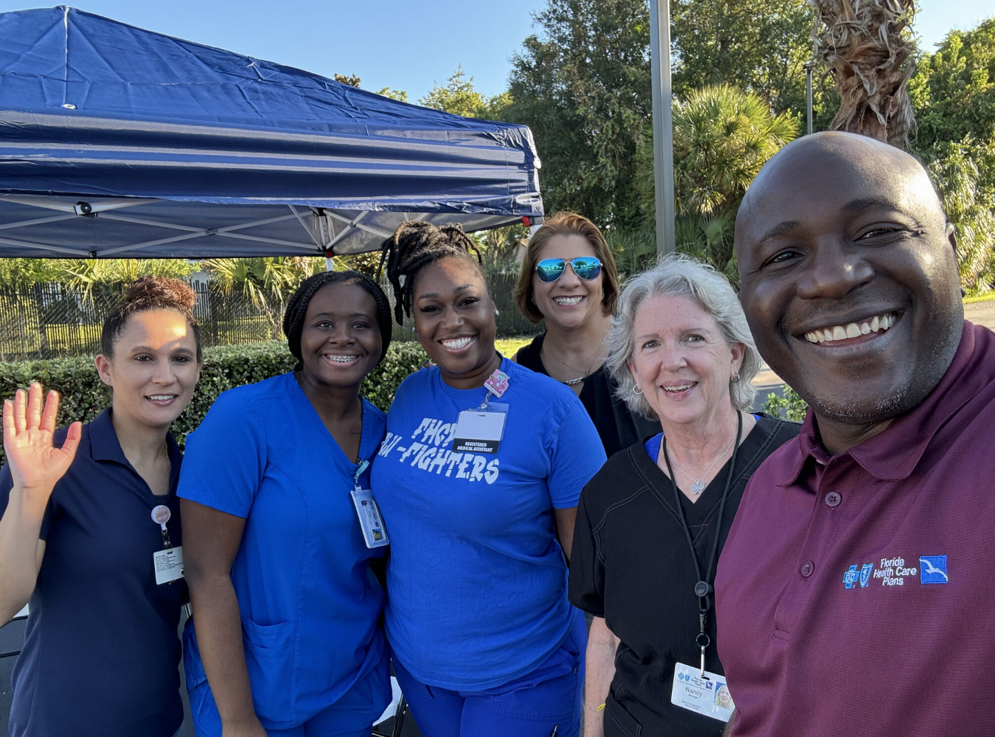 Team at Flu Shot Saturday